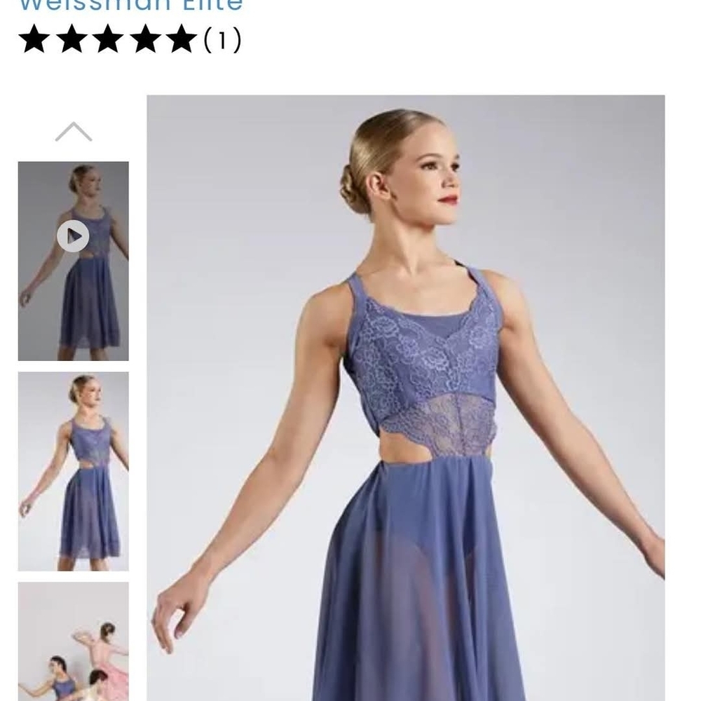 Weissman Women's Backless Lavender Dress